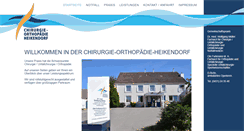 Desktop Screenshot of chirurgie-heikendorf.de