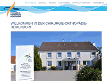Tablet Screenshot of chirurgie-heikendorf.de
